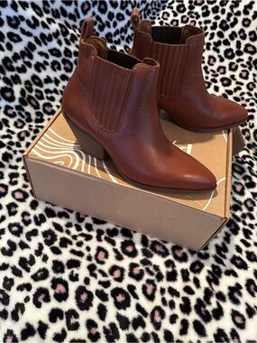 Patina Portland Leather Dakota Boots Size 7.5